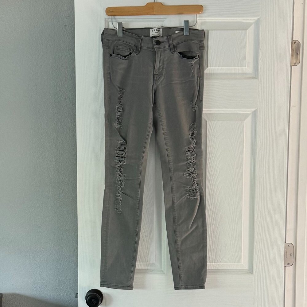 Frame Denim Gray Jeans, Size 27